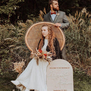 Arched Wedding Welcome Sign | Boho Wedding Sign | Boho Wedding Decor | Modern Arched Sign | Wedding Decor | Welcome sign | Boho Bride