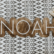 Name sign | Nursery Sign | wood name Sign | retro | boho Name Sign | Trendy Nursery Sign | 3D Sign | Wood Name Sign | Boho Nursery | Boho