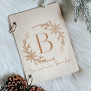 Wooden Book | Wooden Photo album | Custom Photo Album | Christmas Card Holder | Christmas Greeting Card | Greeting Card Book | Keep Sake