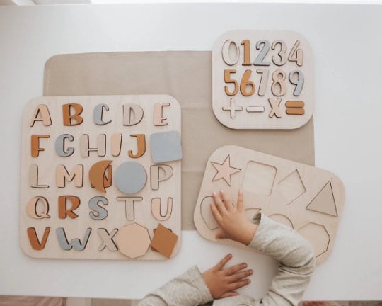 Number Puzzle SVG File | Puzzle File | Educational File | Kids Game File | Laser File | Kids Laser File |  Laser File | Puzzle SVG