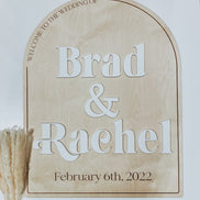 Arched Wedding Welcome Sign | Boho Wedding Sign | Boho Wedding Decor | Modern Arched Sign | Wedding Decor | Welcome sign | Boho Bride