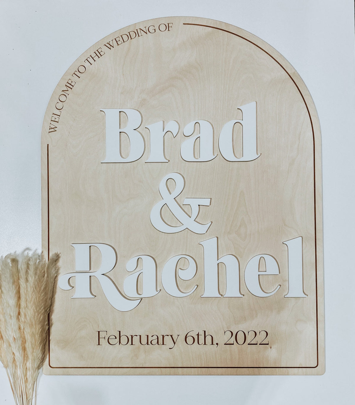 Arched Wedding Welcome Sign | Boho Wedding Sign | Boho Wedding Decor | Modern Arched Sign | Wedding Decor | Welcome sign | Boho Bride
