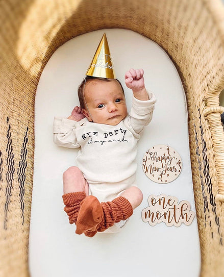 First Holiday Milestones - Nursery Decor Handmade Gift