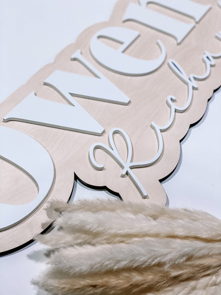 Name sign | Nursery Sign | wood name Sign | retro | boho Name Sign | Trendy Nursery Sign | 3D Sign | Wood Name Sign | Boho Nursery | Boho
