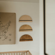 Wood Boho Decor | Boho Signs | Nursery Decor | Boho Wall Decor | Mosaic Wood Sign | Statement Signs | Half Circle | Boys Decor | Girls Decor