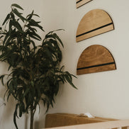 Wood Boho Decor | Boho Signs | Nursery Decor | Boho Wall Decor | Mosaic Wood Sign | Statement Signs | Half Circle | Boys Decor | Girls Decor