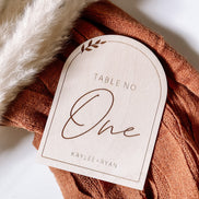 Arched Table Numbers | Boho Table Numbers | Boho Wedding Decor | Table Numbers | Wood Table Numbers