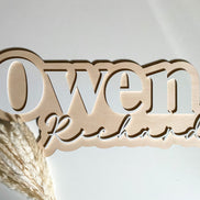 Name sign | Nursery Sign | wood name Sign | retro | boho Name Sign | Trendy Nursery Sign | 3D Sign | Wood Name Sign | Boho Nursery | Boho