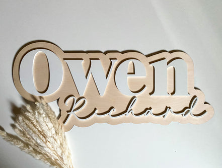 Name sign | Nursery Sign | wood name Sign | retro | boho Name Sign | Trendy Nursery Sign | 3D Sign | Wood Name Sign | Boho Nursery | Boho