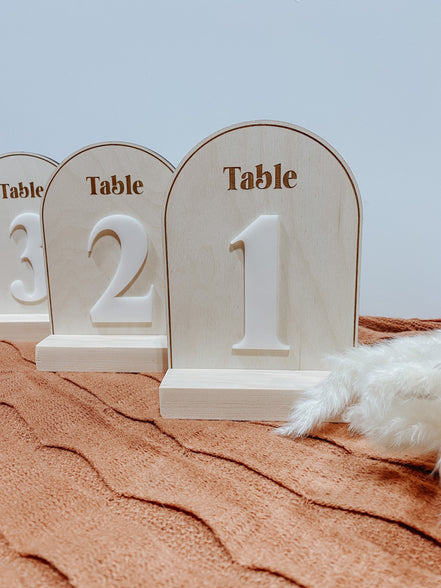 Arch Table Numbers | Table Numbers | Acrylic Table Numbers | Table Number Wedding | Centerpieces | Wedding Decorations |Wedding Table Number