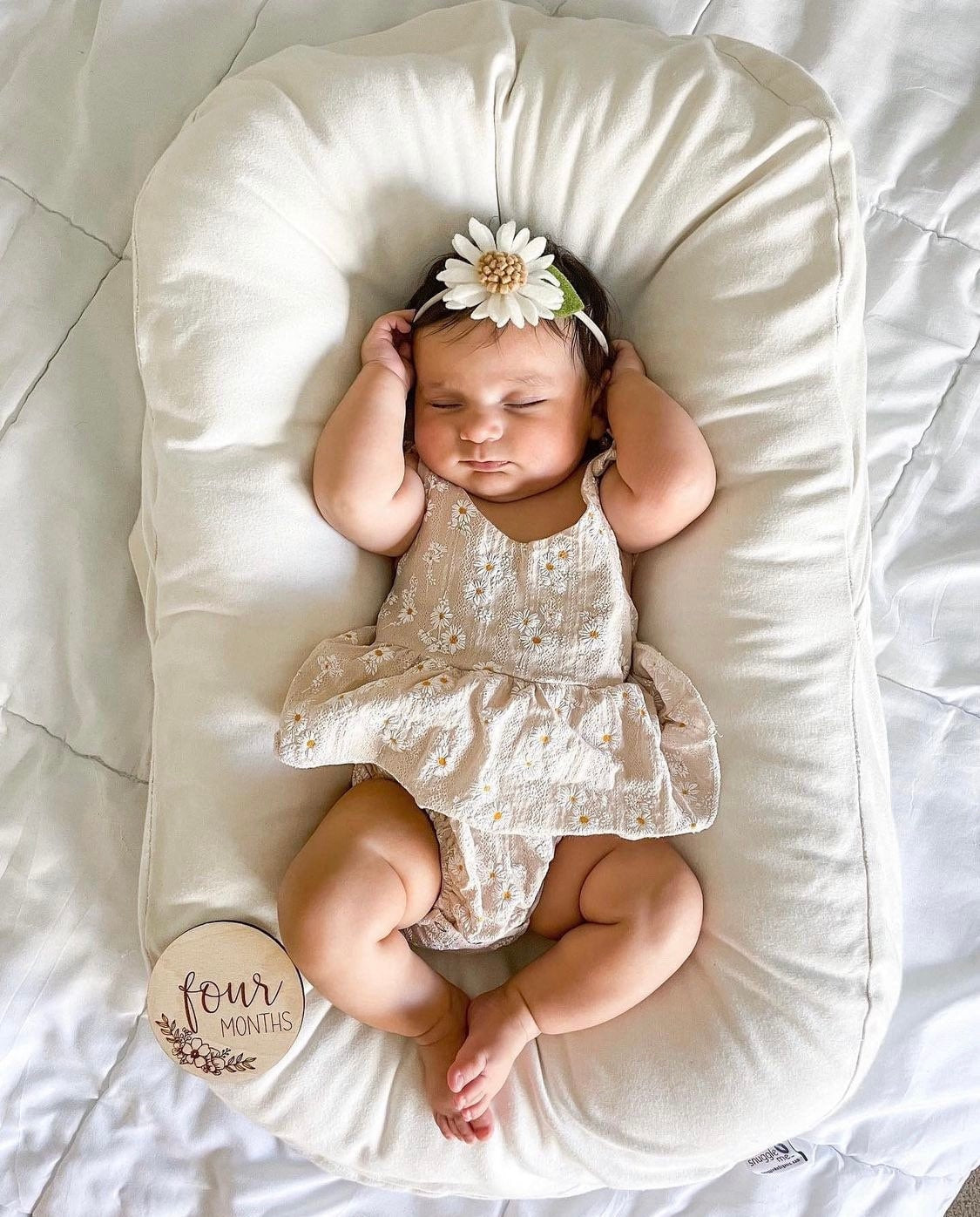 Floral Baby Milestone Cards | Baby Shower Gift | Baby Milestone Photos | Nursery | Wooden Baby Milestone Cards | Birth Announcement | Wood