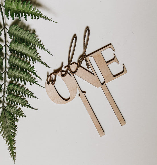 Wild one Cake Topper | Wooden Cake Topper | Wild One Birthday | Birthday Decor | First Birthday | Birthday Party | Baby Shower