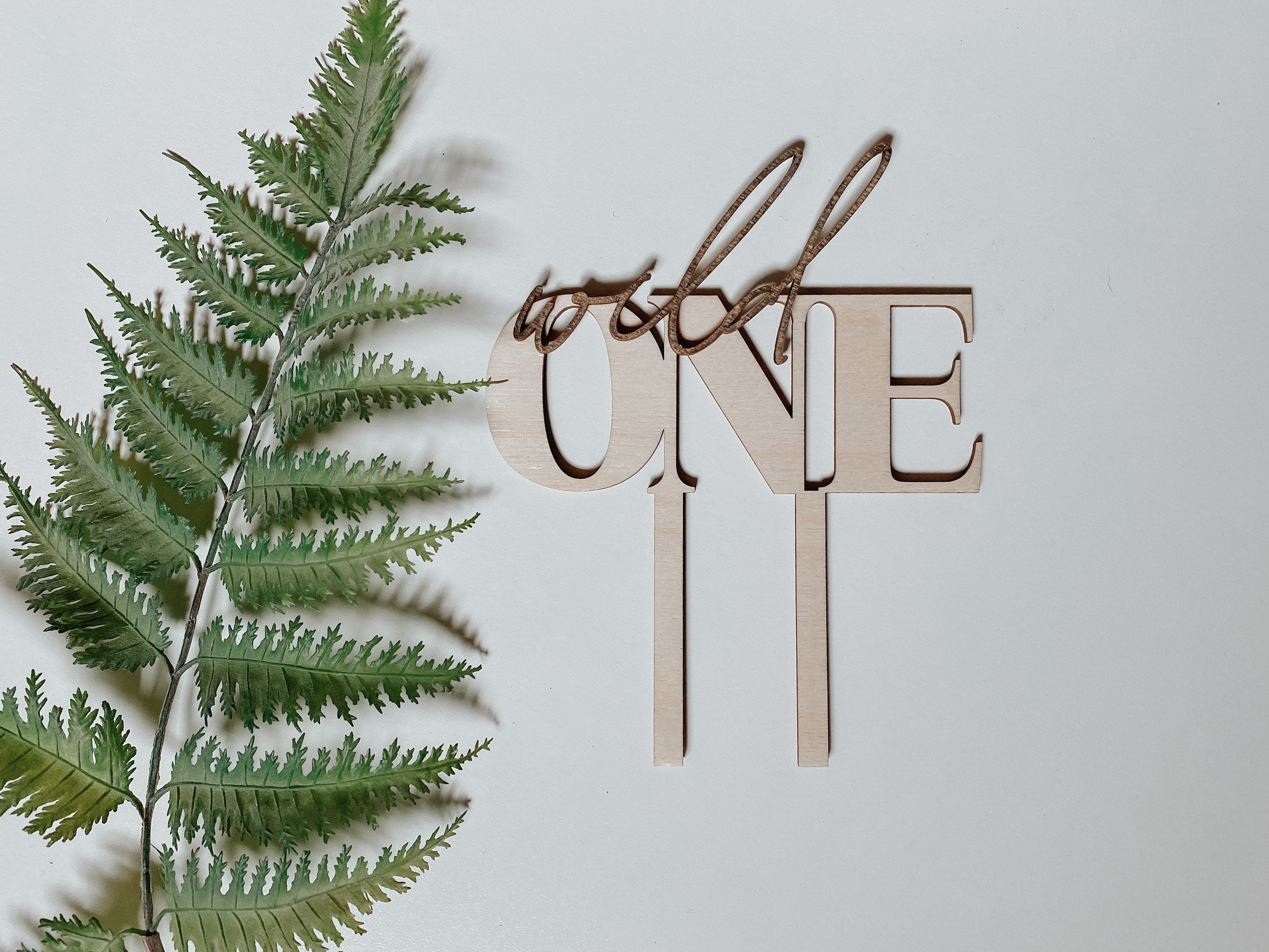 Wild one Cake Topper | Wooden Cake Topper | Wild One Birthday | Birthday Decor | First Birthday | Birthday Party | Baby Shower