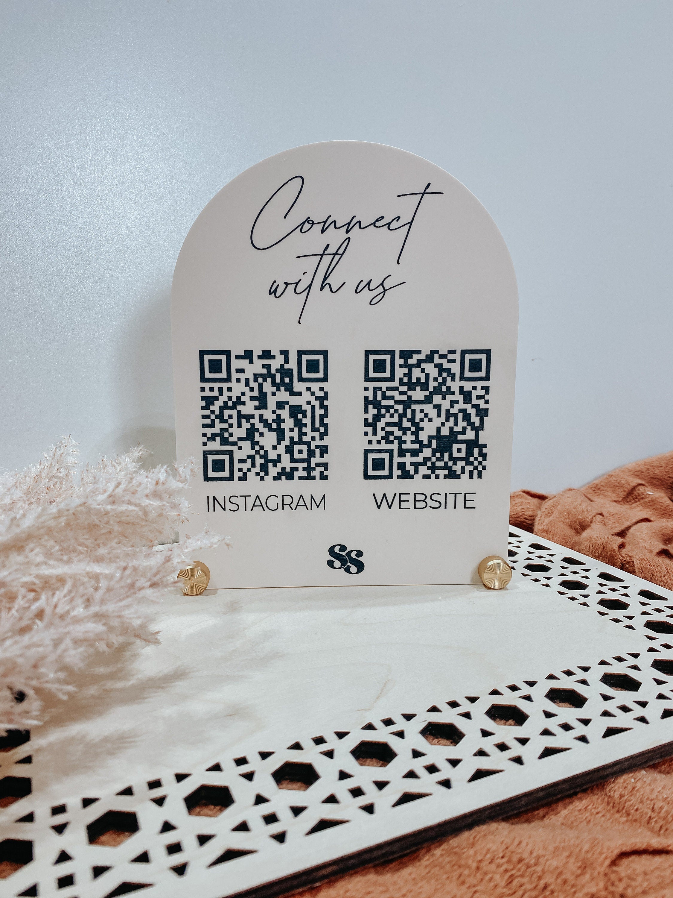 QR sign | Acrylic qr Sign | Custom qr Sign | Business qr Sign | reader qr | Venmo Sign | Social Media Sign | Business Signs | Custom Signage