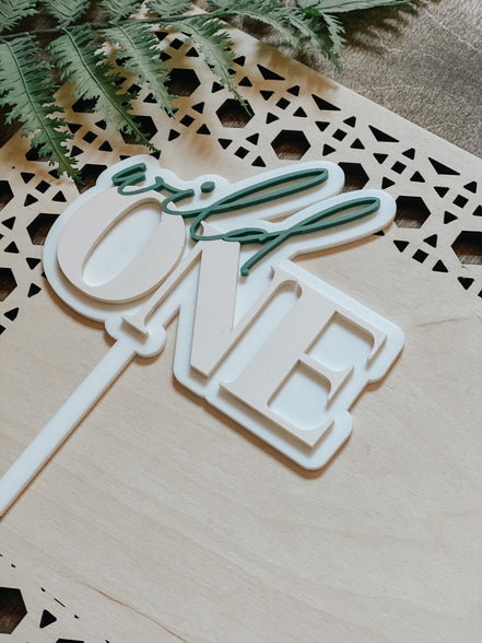 Wild one Cake Topper | Wooden Cake Topper | Wild One Birthday | Birthday Decor | First Birthday | Birthday Party | Baby Shower