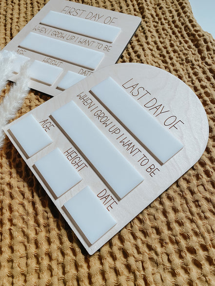 First Day of School Sign | Last Day of School Sign | School Sign | First Day | Last Day | School Photo Sign | Wipe Erase Sign | Photo Prop