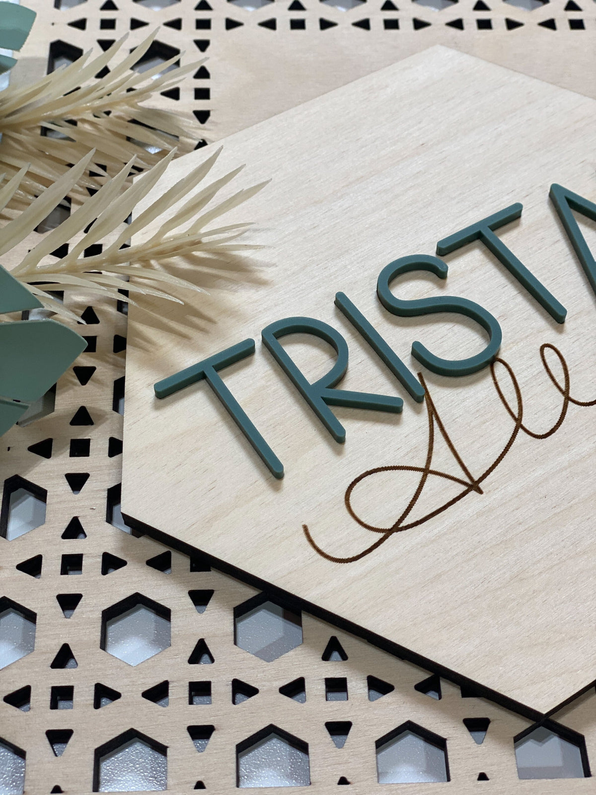 Mini Birth Announcement | Birth Announcement | 3D Name Sign | Mini Name Sign | Engraved Name Sign | Nursery Decor | Pregnancy Announcement