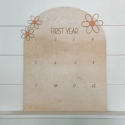 First Birthday Decor | First Birthday Photo Display | Baby Monthly Photos | Photo Prop | Birthday Decor | First Birthday | Boho Birthday |