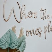 Where the wild ones play | Playroom Decor | Nursery Decor | Word Signs | Kids Decor | Wild Things Play | Wild Things Sign | Boys Room | Wild