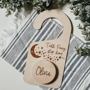 Tooth Fairy Door Hanger | Tooth Fairy Door Hanger With Money Holder | Personalized Tooth Fairy box | Tooth Fairy pouch | tooth fairy