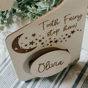 Tooth Fairy Door Hanger | Tooth Fairy Door Hanger With Money Holder | Personalized Tooth Fairy box | Tooth Fairy pouch | tooth fairy