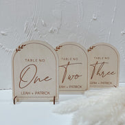 Arched Table Numbers | Boho Table Numbers | Boho Wedding Decor | Table Numbers | Wood Table Numbers