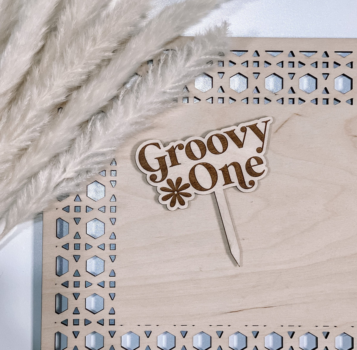 Retro Cake Topper | Cake Topper | Wood Cake Topper | groovy Cake Topper | one Cake Topper | Birthday Cake Topper | Boho Cake Topper | Party