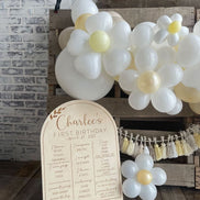 First birthday decor | Birth stats sign | Milestone sign | birthday decor | Boho birthday | Retro birthday | 1st birthday | Boho| Milestone