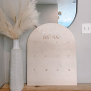 First Birthday Decor | First Birthday Photo Display | Baby Monthly Photos | Photo Prop | Birthday Decor | First Birthday | Boho Birthday |