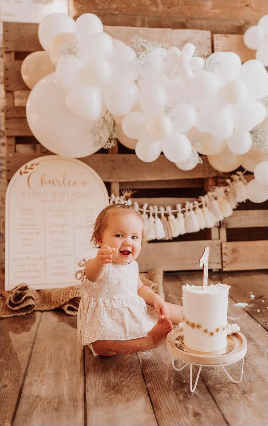 First birthday decor | Birth stats sign | Milestone sign | birthday decor | Boho birthday | Retro birthday | 1st birthday | Boho| Milestone