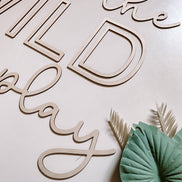Where the wild ones play | Playroom Decor | Nursery Decor | Word Signs | Kids Decor | Wild Things Play | Wild Things Sign | Boys Room | Wild