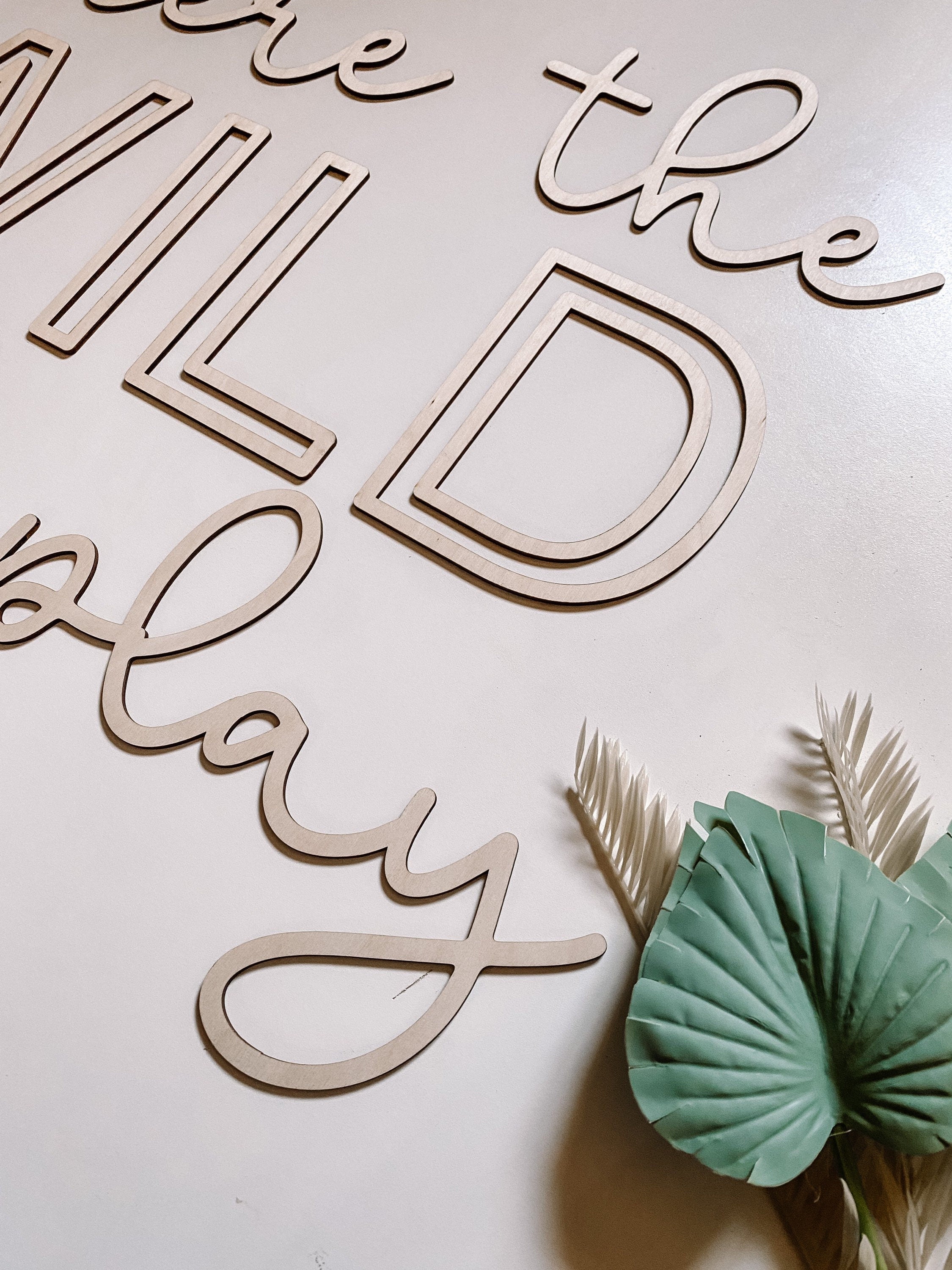 Where the wild ones play | Playroom Decor | Nursery Decor | Word Signs | Kids Decor | Wild Things Play | Wild Things Sign | Boys Room | Wild