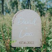 Arched Wedding Welcome Sign | Boho Wedding Sign | Boho Wedding Decor | Modern Arched Sign | Wedding Decor | Welcome sign | Boho Bride