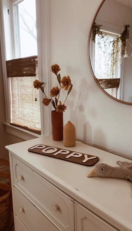 Modern Wooden Name Puzzle | Wooden Name Puzzle | Custom Name Puzzle | Montessori Toy | Montessori Home | Christmas Gifts | Birthday Gifts |