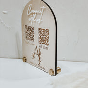 QR sign | wood qr Sign | Custom qr Sign | Business qr Sign | reader qr | Venmo Sign | Social Media Sign | Business Signs | Custom Signage