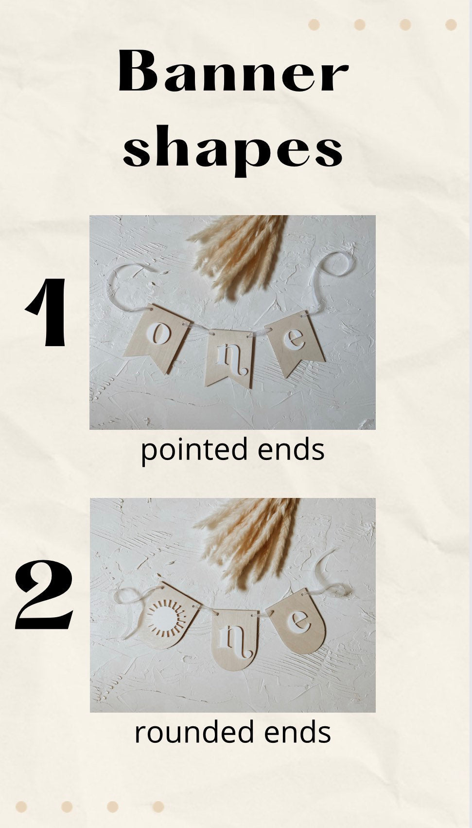 First Birthday ONE Banner  Wooden High Chair Banner  1st Birthday Cake Smash Decor  Birch Wood Baby Birthday Photo Prop