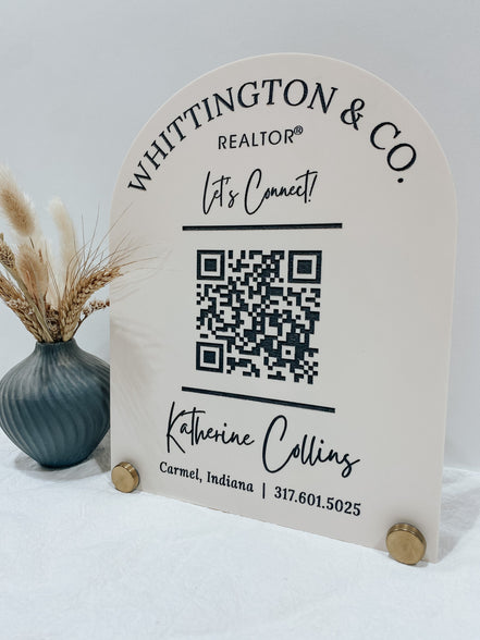 QR sign | Acrylic qr Sign | Custom qr Sign | Business qr Sign | reader qr | Venmo Sign | Social Media Sign | Business Signs | Custom Signage