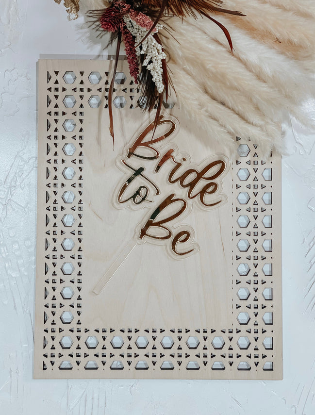 Modern Acrylic Cake Topper | Wedding Cake Topper | Acrylic Cake Topper | Boho Cake Topper | Retro | Minimalist | bridal shower | Cake Decor