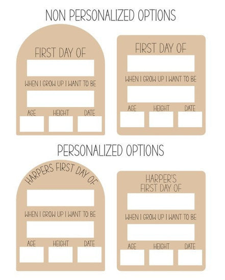 First Day of School Sign | Last Day of School Sign | School Sign | First Day | Last Day | School Photo Sign | Wipe Erase Sign | Photo Prop