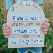 First Day of School Sign | Last Day of School Sign | School Sign | First Day | Last Day | School Photo Sign | Wipe Erase Sign | Photo Prop
