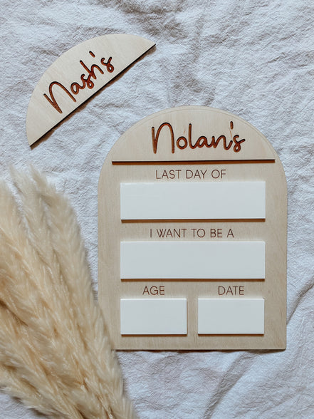 First Day of School Sign | Last Day of School Sign | School Sign | First Day | Last Day | School Photo Sign | Wipe Erase Sign | Photo Prop