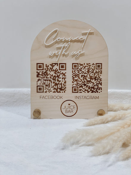 QR sign | wood qr Sign | Custom qr Sign | Business qr Sign | reader qr | Venmo Sign | Social Media Sign | Business Signs | Custom Signage