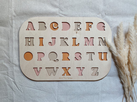 Flisat Alphabet Insert | Flisat Insert | Montessori | Educational Toy | Preschool | Homeschool | learning tools | Alphabet Puzzle