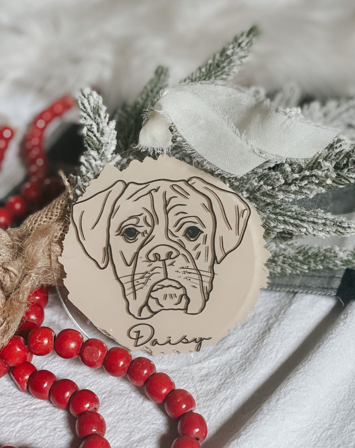 Dog Christmas Ornament 1 | Dog Mom | Christmas Ornament | Puppy Christmas | Dog Christmas | Dog Dad | Golden Doodle | Weiner Dog | Ornament