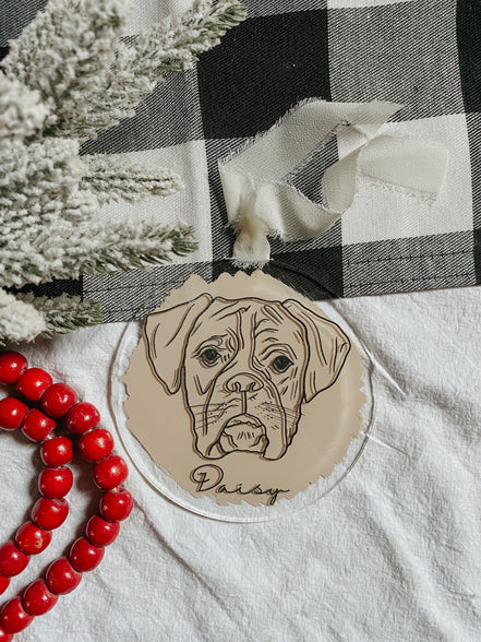 Dog Christmas Ornament 1 | Dog Mom | Christmas Ornament | Puppy Christmas | Dog Christmas | Dog Dad | Golden Doodle | Weiner Dog | Ornament