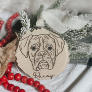 Dog Christmas Ornament 2 | Dog Mom | Christmas Ornament | Puppy Christmas | Dog Christmas | Dog Dad | Golden Doodle | Weiner Dog | Ornament