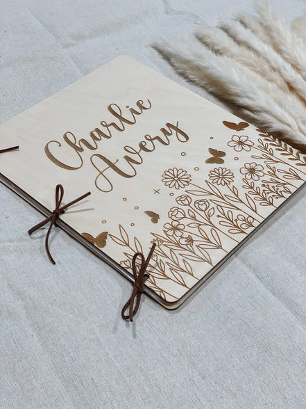 Wooden Book | Wooden Photo album | Custom Photo Album | birthday Card Holder | Christmas Greeting Card | Greeting Card Book | Keep Sake