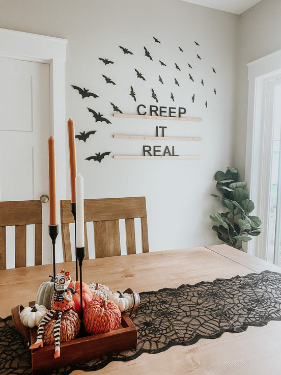 Wooden Bats | Halloween Decor | Fall decor | Spooky Decor | Bat Decor | Bat Sign | Bats | Halloween | Halloween Bat | Halloween Party Decor