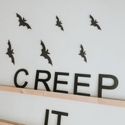 Wooden Bats | Halloween Decor | Fall decor | Spooky Decor | Bat Decor | Bat Sign | Bats | Halloween | Halloween Bat | Halloween Party Decor