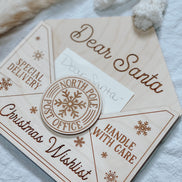 Santa magic Letter Envelope | Santa Decor | Christmas Decor | Letter to Santa | Santa | Christmas Magic | Ornament | Christmas Tree |